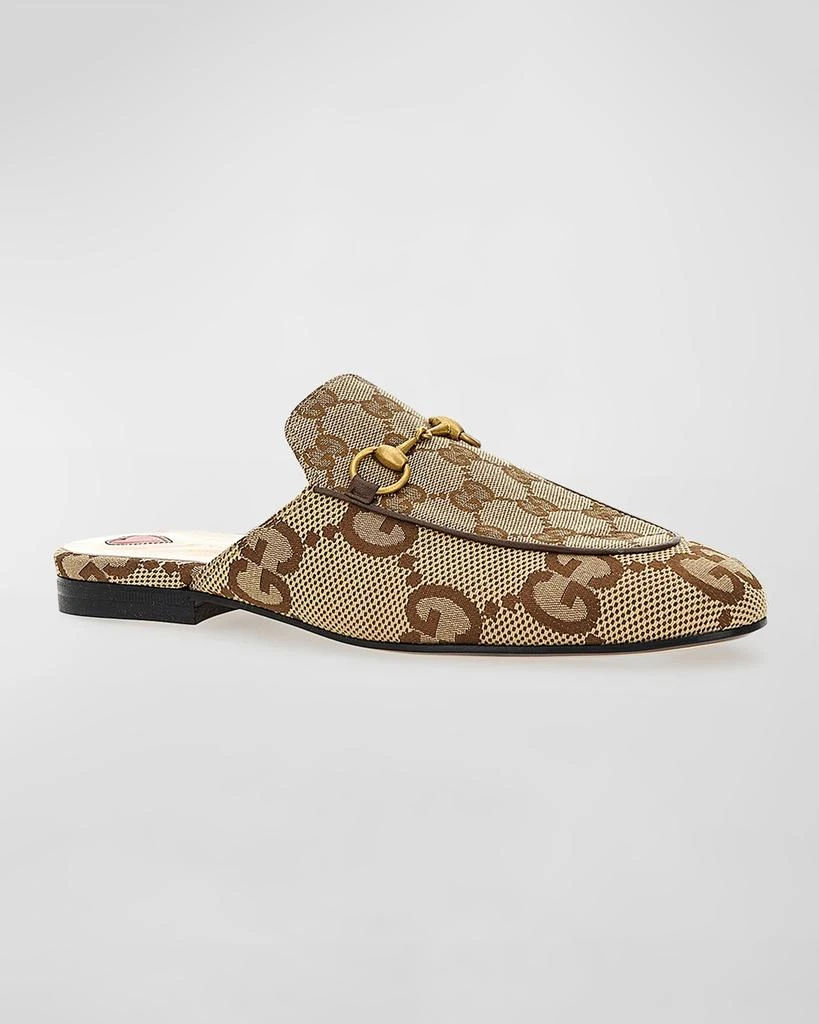 商品Gucci|Princetown GG Canvas Loafer Mules,价格¥6965,第2张图片详细描述