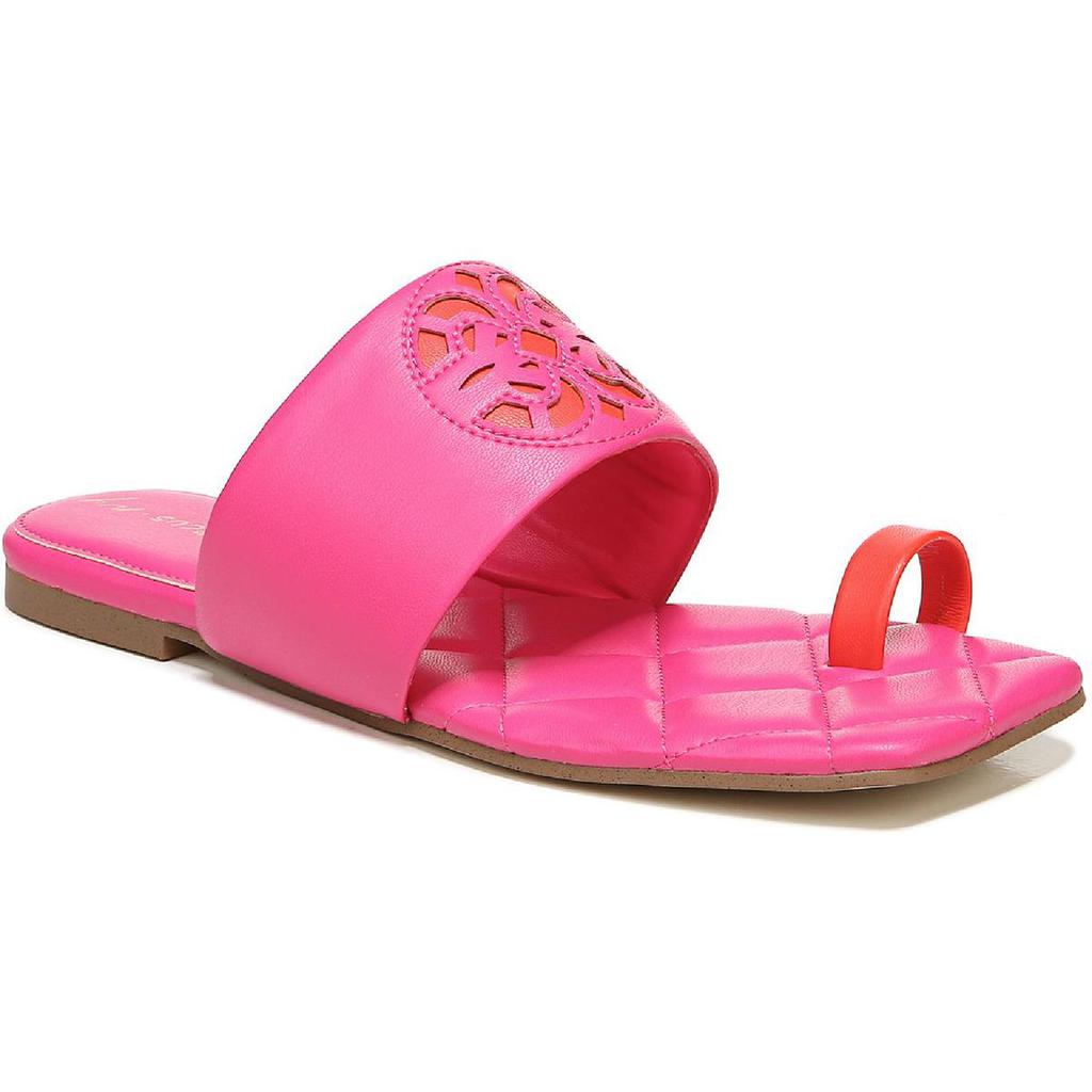 Circus by Sam Edelman Womens Astrid Laser Cut Slides Flat Sandals商品第2张图片规格展示