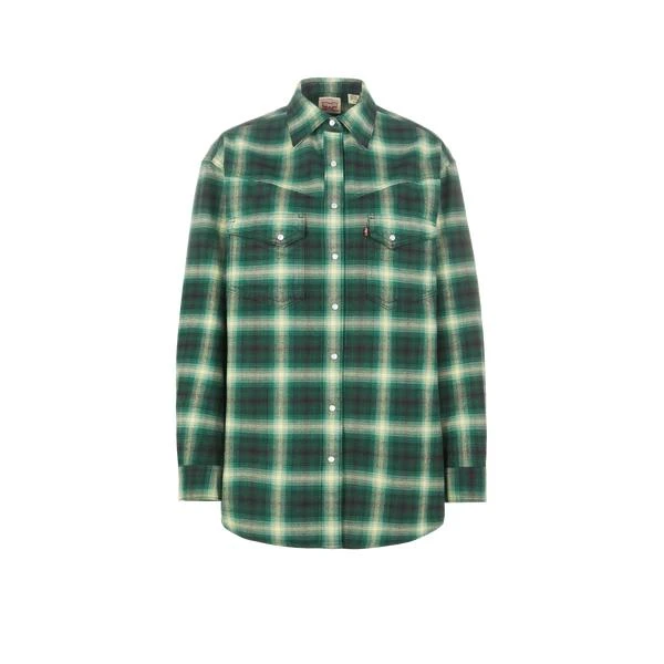 商品Levi's|Chemise oversize Western Dorsey XL en coton,价格¥371,第1张图片