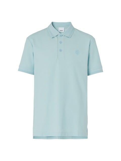 商品Burberry|Eddie Organic Cotton Polo Shirt,价格¥3351,第1张图片