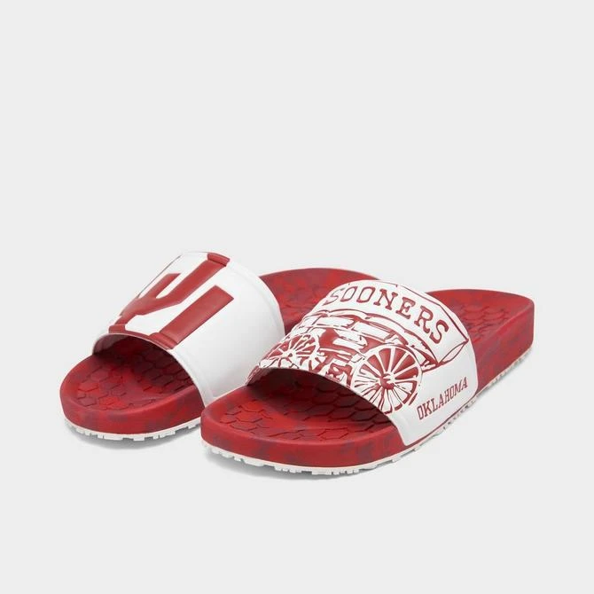 商品HYPE|Hype Co. Oklahoma Sooners College Slydr Slide Sandals,价格¥376,第2张图片详细描述