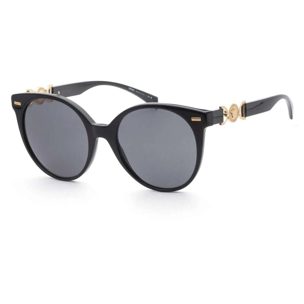 商品Versace|Versace Women's Black Round Sunglasses,价格¥789,第1张图片