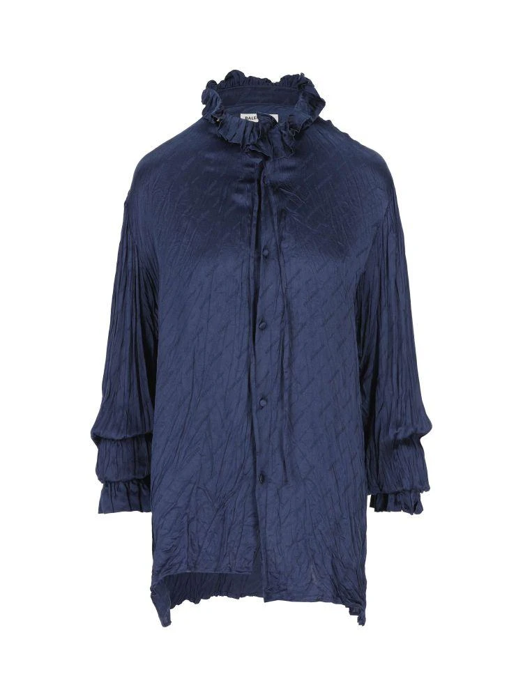 商品Balenciaga|Balenciaga women's blue other materials cardigan,价格¥9775,第1张图片