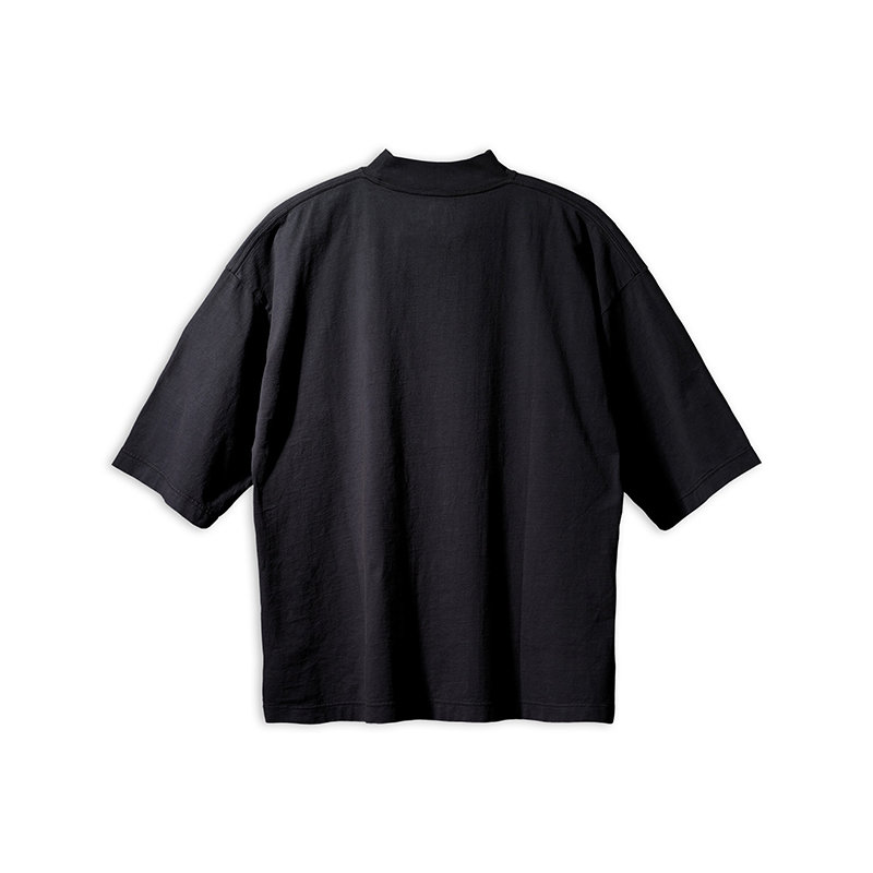 【预售3-7天】Balenciaga/巴黎世家 22年秋冬  YEEZY GAP联名系列 男女同款黑色纯棉3/4袖T恤719614TMVQ21000商品第2张图片规格展示