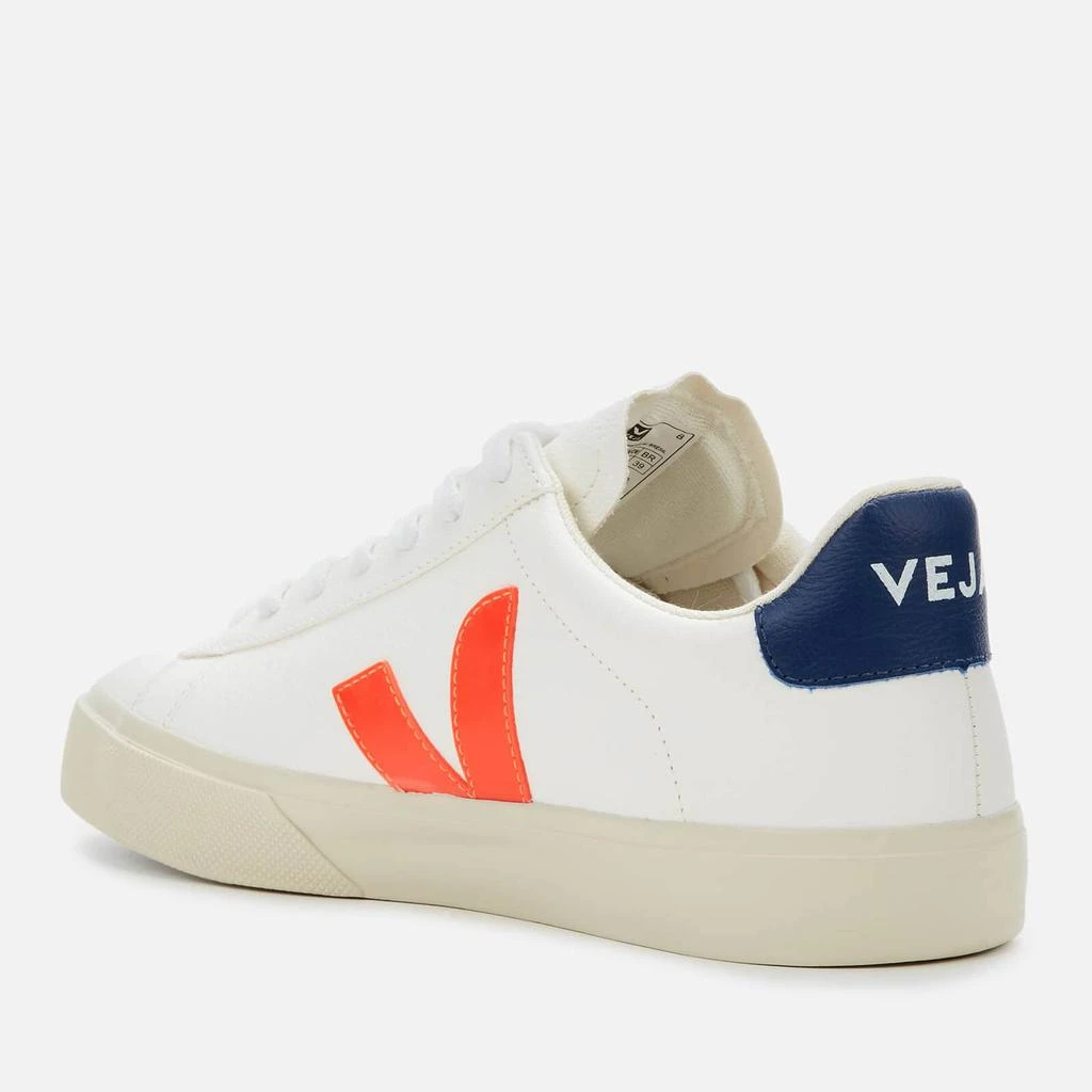 商品Veja|VEJA MEN'S CAMPO CHROME FREE TRAINERS - EXTRA WHITE/ORANGE/COBALT,价格¥718,第2张图片详细描述