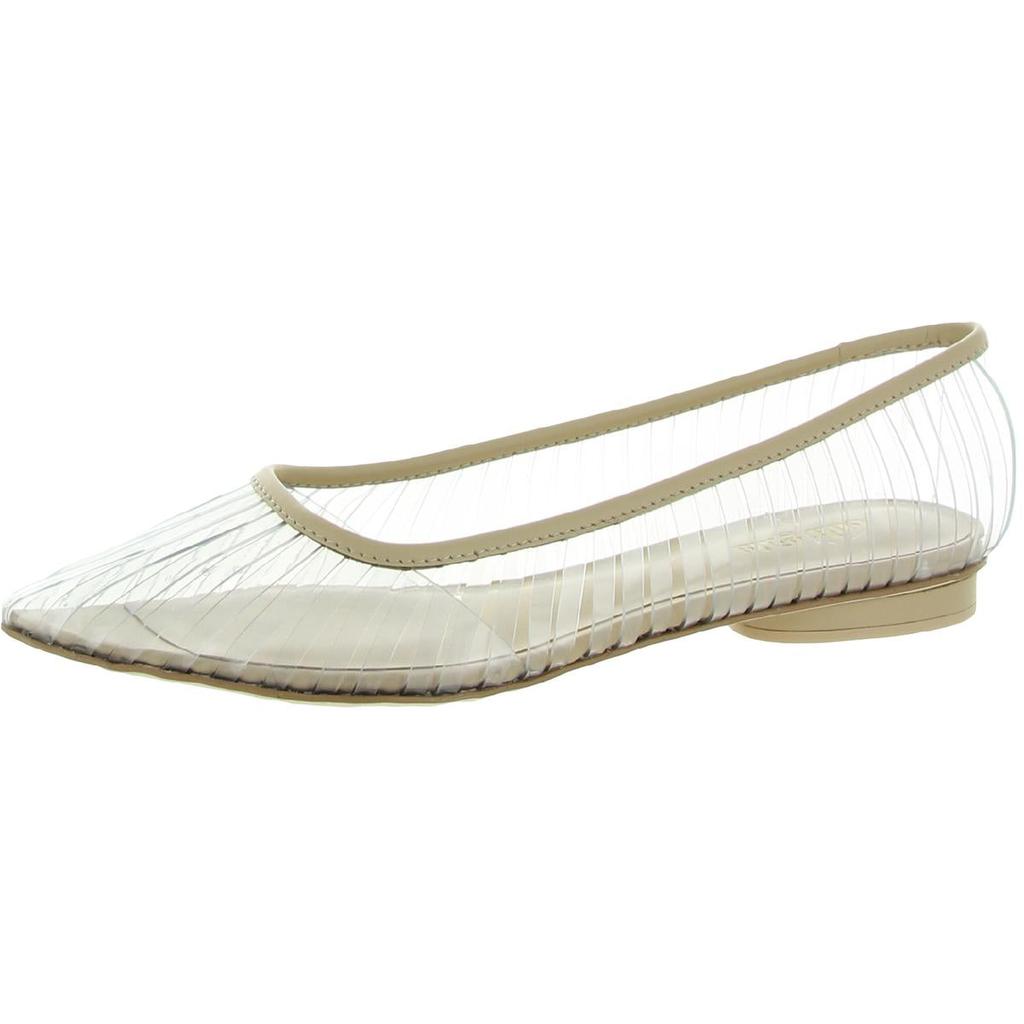 Leena Womens Transparent Slip On Ballet Flats商品第2张图片规格展示