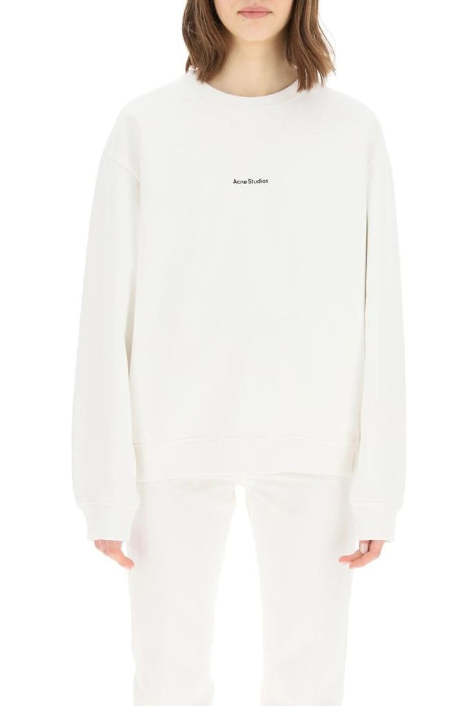 商品Acne Studios|Acne Studios Logo Printed Crewneck Sweatshirt,价格¥2185,第2张图片详细描述