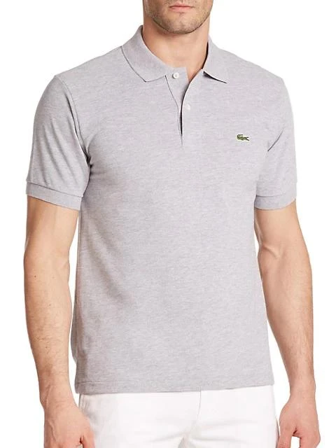 商品Lacoste|Knit Cotton Polo,价格¥534,第1张图片