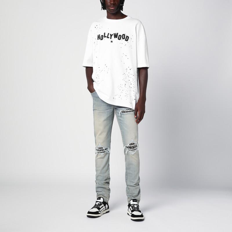 Amiri☆関税込☆Hollywood Shotgun オーバーサイズTシャツ AMIRI Oversize Hollywood Shotgun t-shirt white - T-Shirts