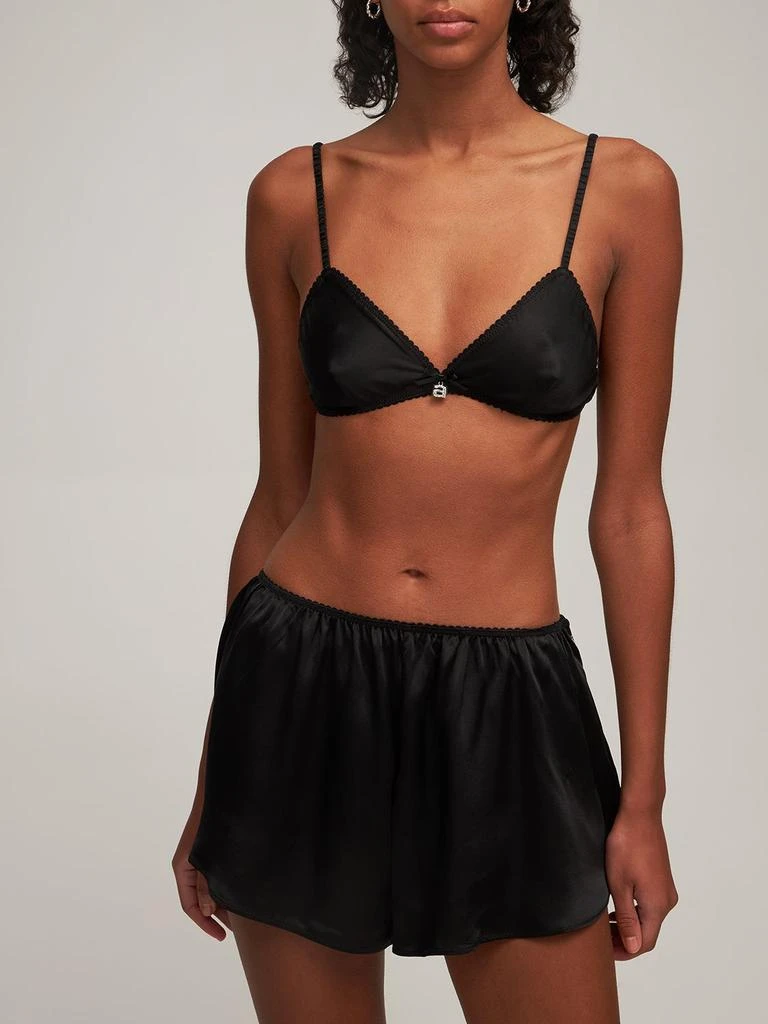 商品Alexander Wang|Tap Silk Satin Shorts,价格¥752,第1张图片详细描述