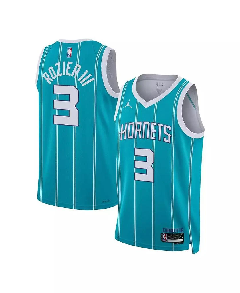 商品Jordan|Men's and Women's Terry Rozier Teal Charlotte Hornets Swingman Jersey - Icon Edition,价格¥890,第1张图片