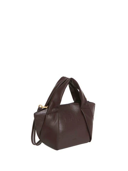 商品LOEUVRE|Sac de Allee Medium Shoulder Bag - Dark Chocolate,价格¥2116,第4张图片详细描述