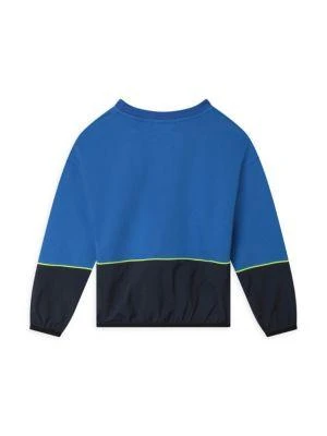 商品Kenzo|Little Boy's & Boy's Two Tone Logo Sweatshirt,价格¥508,第2张图片详细描述