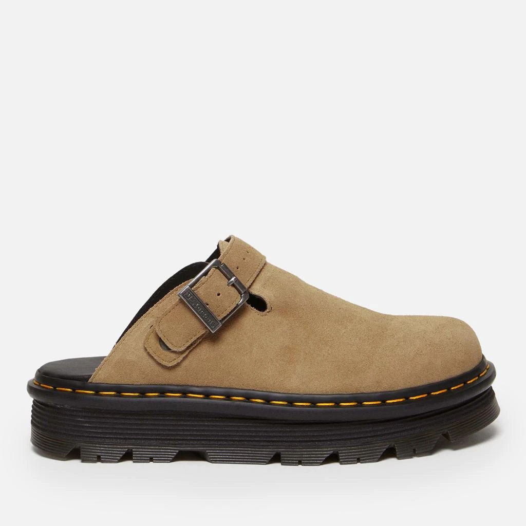 商品Dr. Martens|Dr. Martens Men's Zebzag Suede Mules,价格¥656,第1张图片