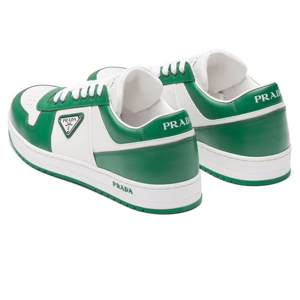 商品Prada|Prada Downtown Triangle Logo White Green Sneaker,价格¥8344,第3张图片详细描述