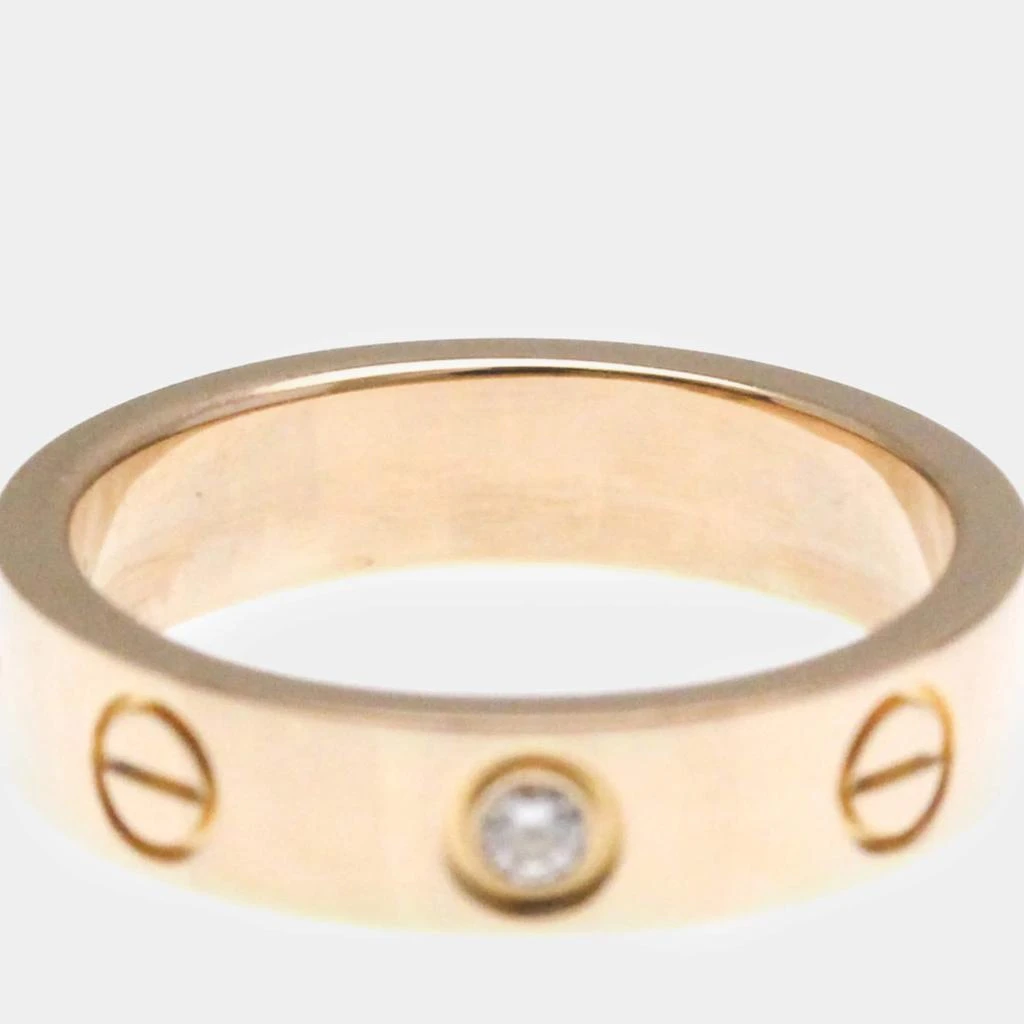 商品[二手商品] Cartier|Cartier 18K Love Rose Gold, Diamond Ring EU 46,价格¥10618,第2张图片详细描述