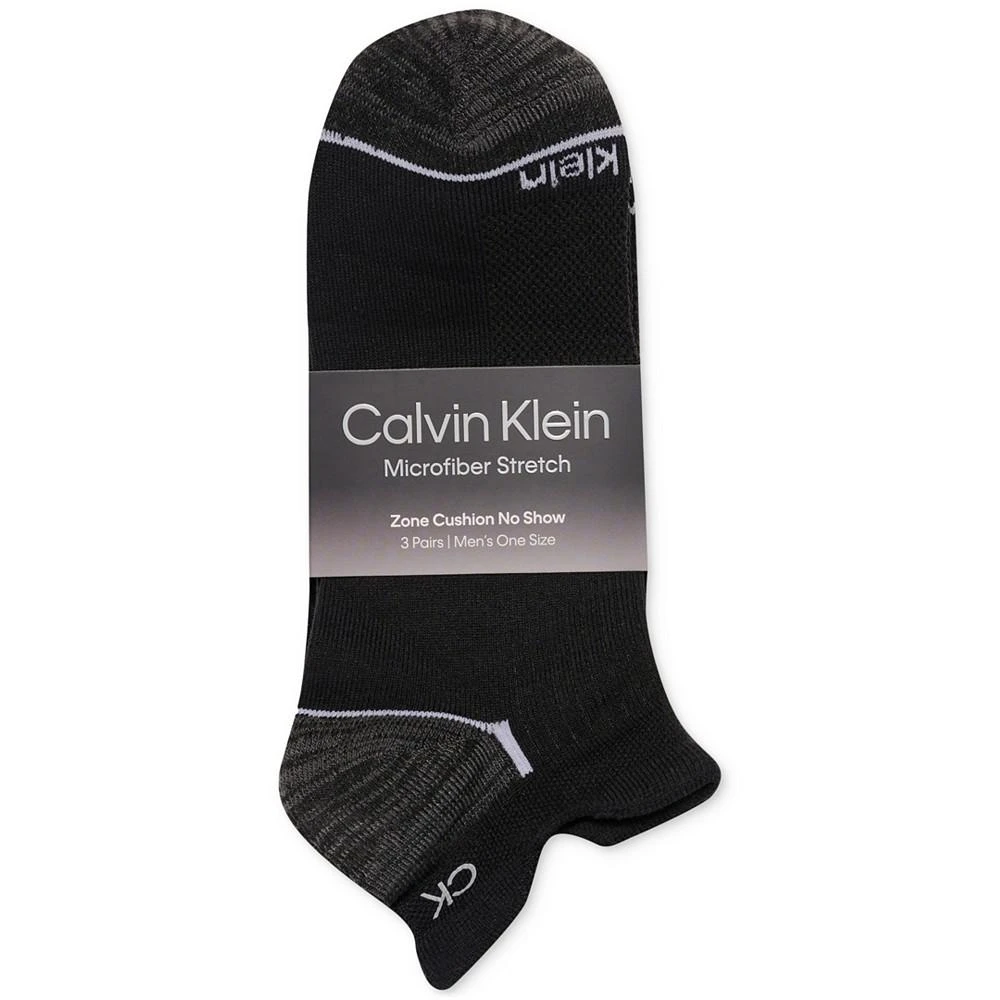 商品Calvin Klein|Men's Reflective Logo Zoned Cushion Socks, 3-Pack,价格¥62,第2张图片详细描述