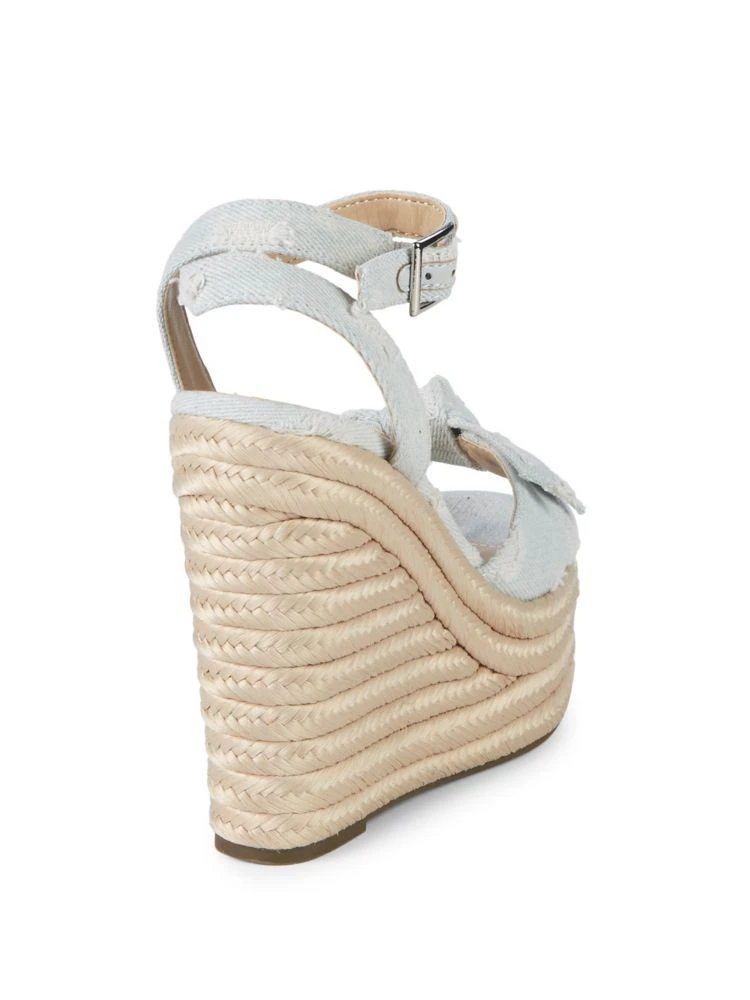 商品KENDALL & KYLIE|Gwenn Denim Espadrille Platform Wedges,价格¥331,第3张图片详细描述