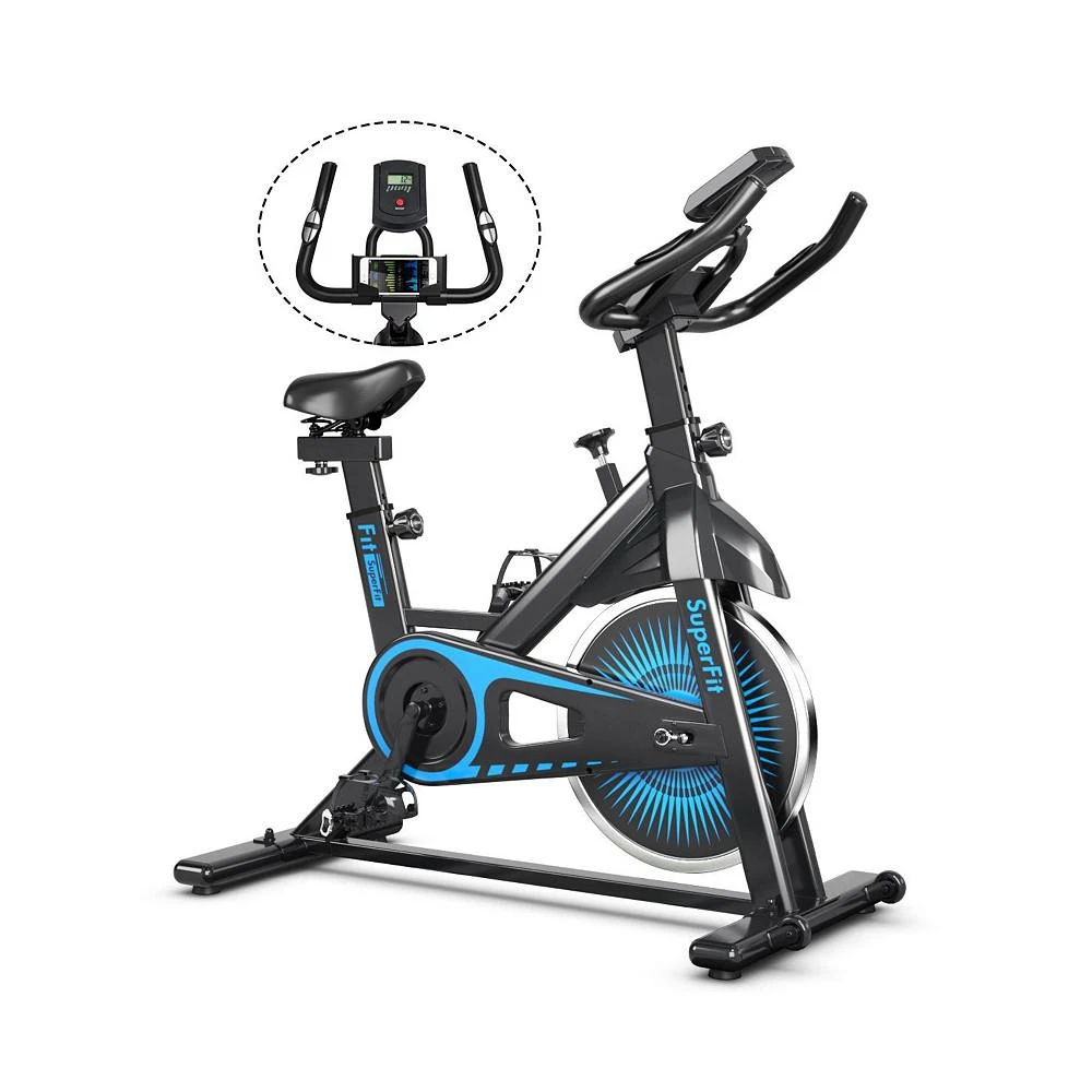 商品Costway|Indoor Cycling Stationary Bike Silent Belt Drive Adjustable,价格¥1786,第1张图片