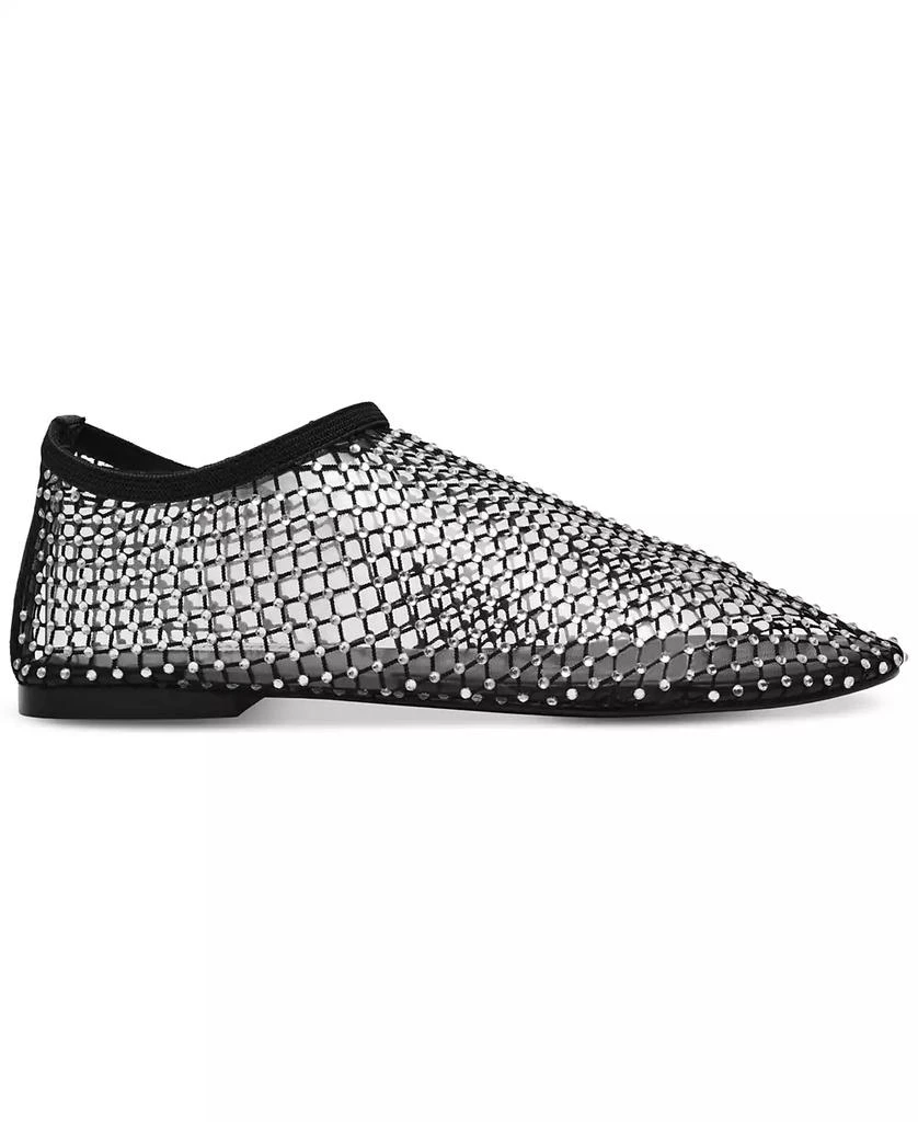 商品Steve Madden|Women's Mino Mesh Rhinestone Flats,价格¥737,第2张图片详细描述