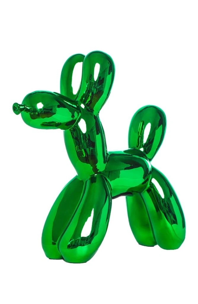 商品INTERIOR ILLUSIONS|Plus Kelly Green Mini Balloon Dog Bank,价格¥243,第1张图片