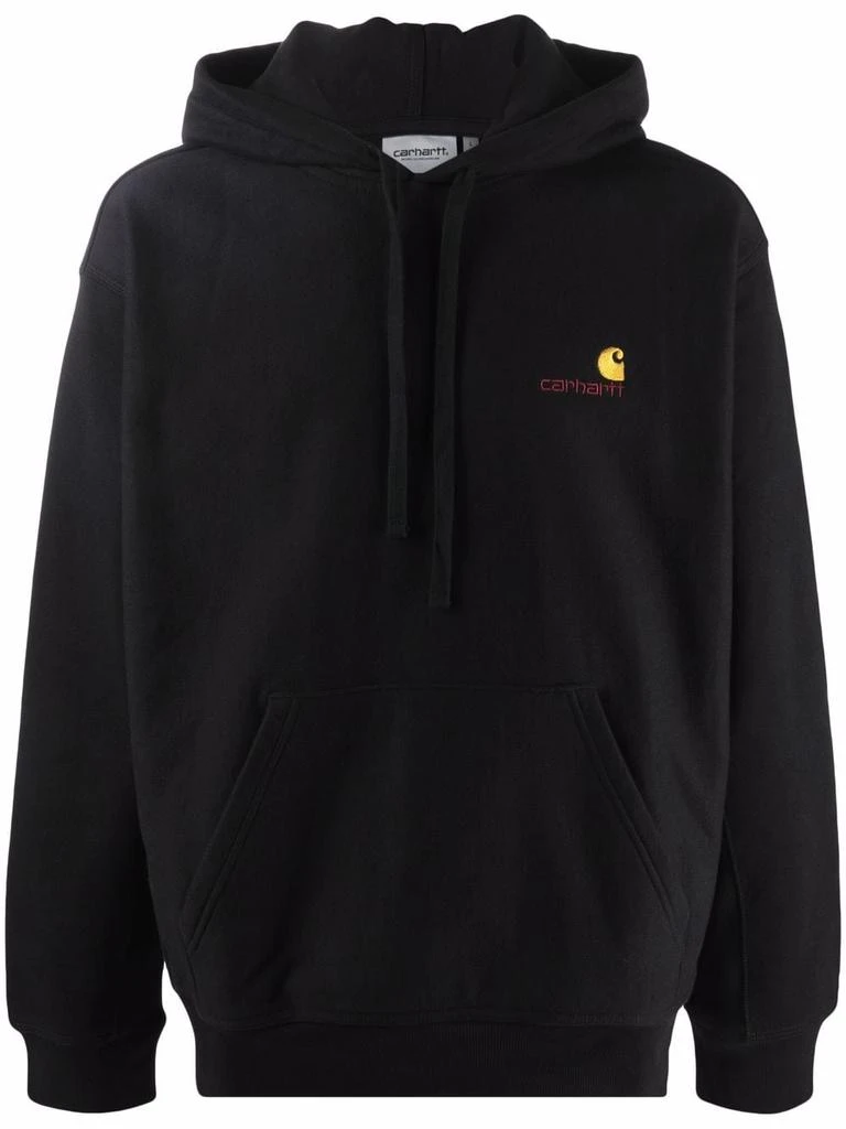 商品Carhartt|CARHARTT WIP American Script cotton hoodie,价格¥952,第1张图片