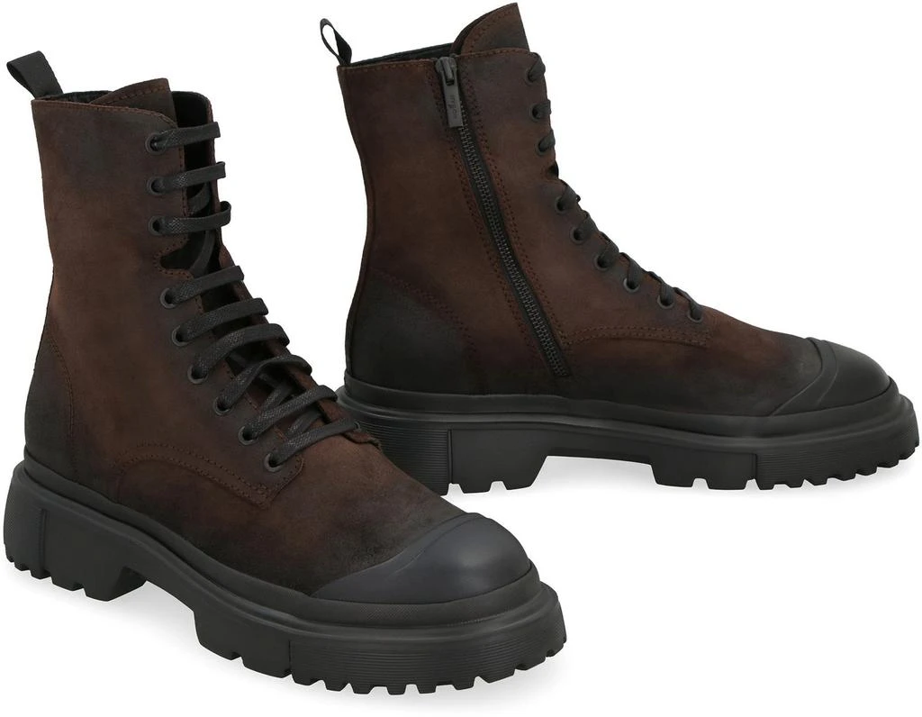商品hogan|Hogan Anfibio Lace-Up Ankle Boots,价格¥2205,第2张图片详细描述