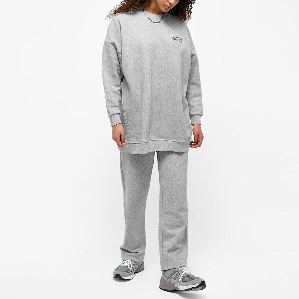 商品Ganni|GANNI Software Logo Longline Crew Sweat,价格¥1314,第5张图片详细描述