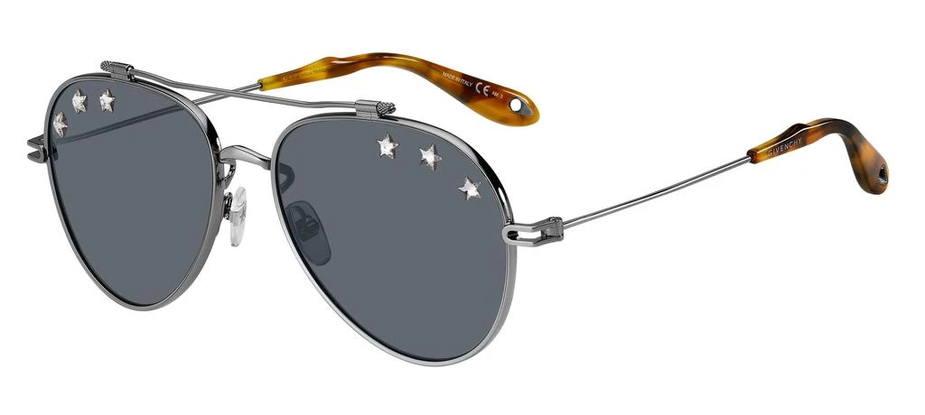 商品Givenchy|Givenchy GV 7057/N/STARS Aviator Sunglasses,价格¥1277,第2张图片详细描述