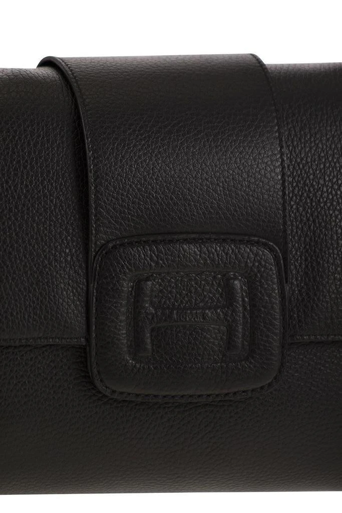 商品hogan|Hogan H-Bag Leather Shoulder Bag in Black,价格¥4118,第5张图片详细描述