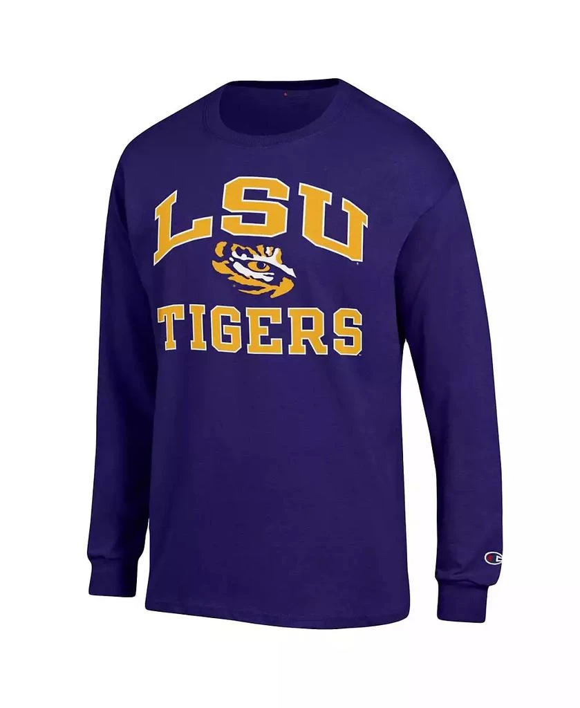 商品CHAMPION|Men's Purple LSU Tigers High Motor Long Sleeve T-shirt,价格¥240,第2张图片详细描述