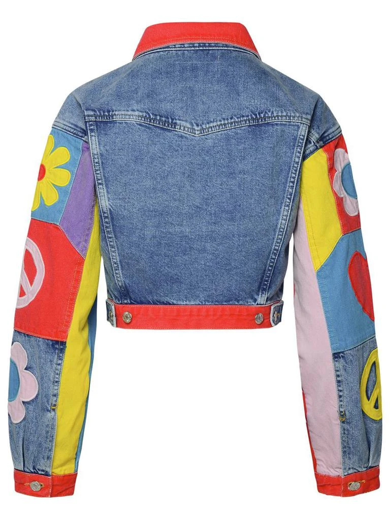 商品MOSCHINO JEANS|MOSCHINO JEANS PATTERNED DENIM JACKET,价格¥3919,第3张图片详细描述