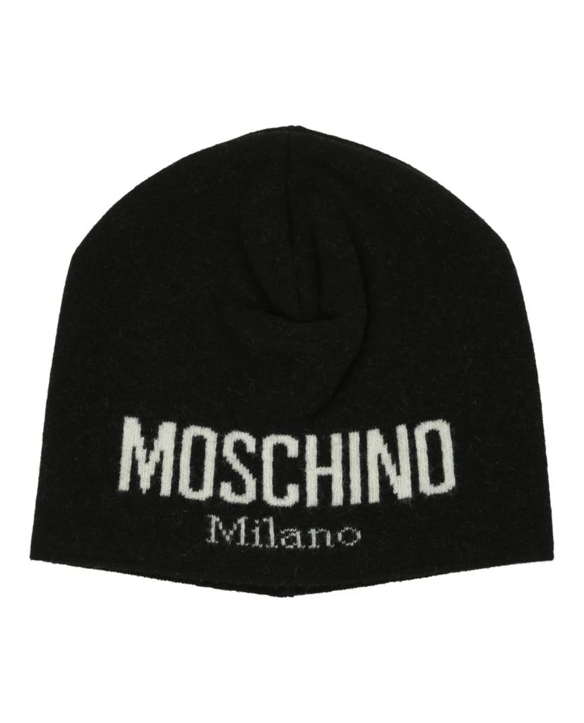 商品Moschino|Embroidered Logo Wool Beanie,价格¥374,第1张图片