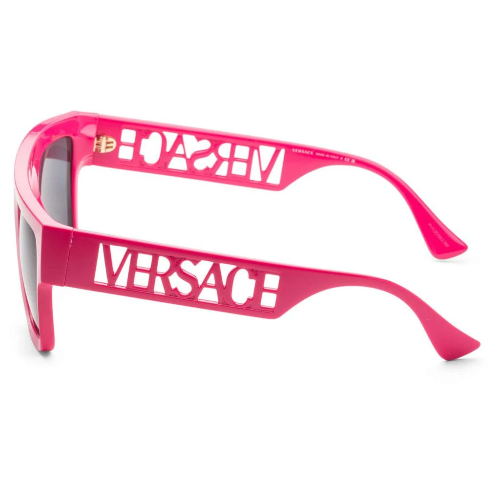 商品Versace|Versace Men's Pink Browbar Sunglasses,价格¥683,第4张图片详细描述