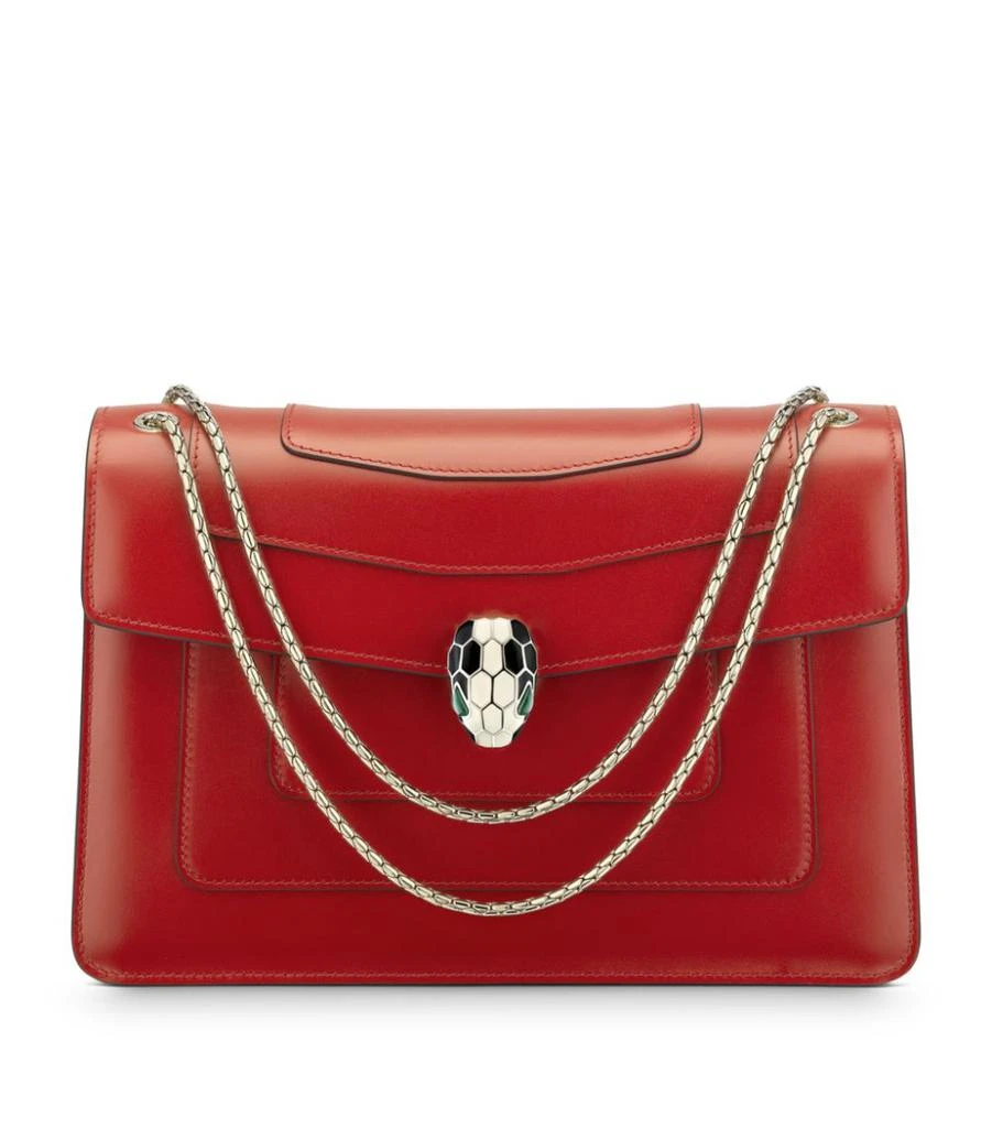 商品BVLGARI|Leather Serpenti Forever Shoulder Bag,价格¥23187,第1张图片