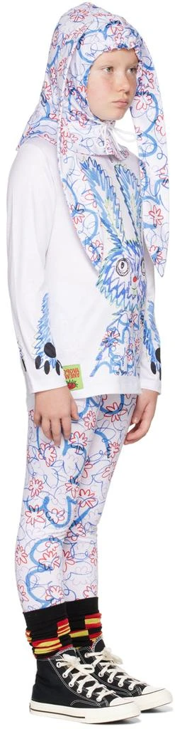 商品CHOPOVA LOWENA|SSENSE Exclusive Kids White & Blue Scary Bunny Costume,价格¥863,第2张图片详细描述