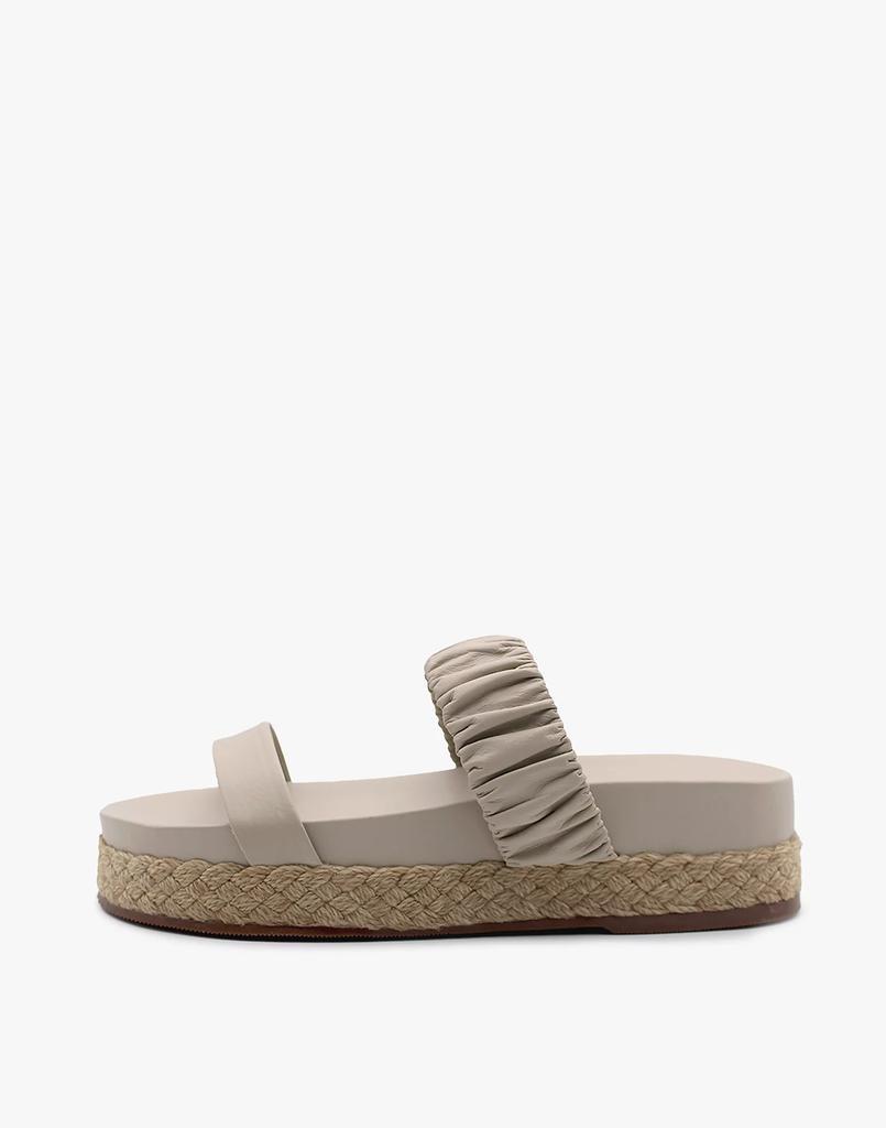 商品Madewell|KAANAS Selangor Ruched Platform Pool Slide,价格¥970,第4张图片详细描述