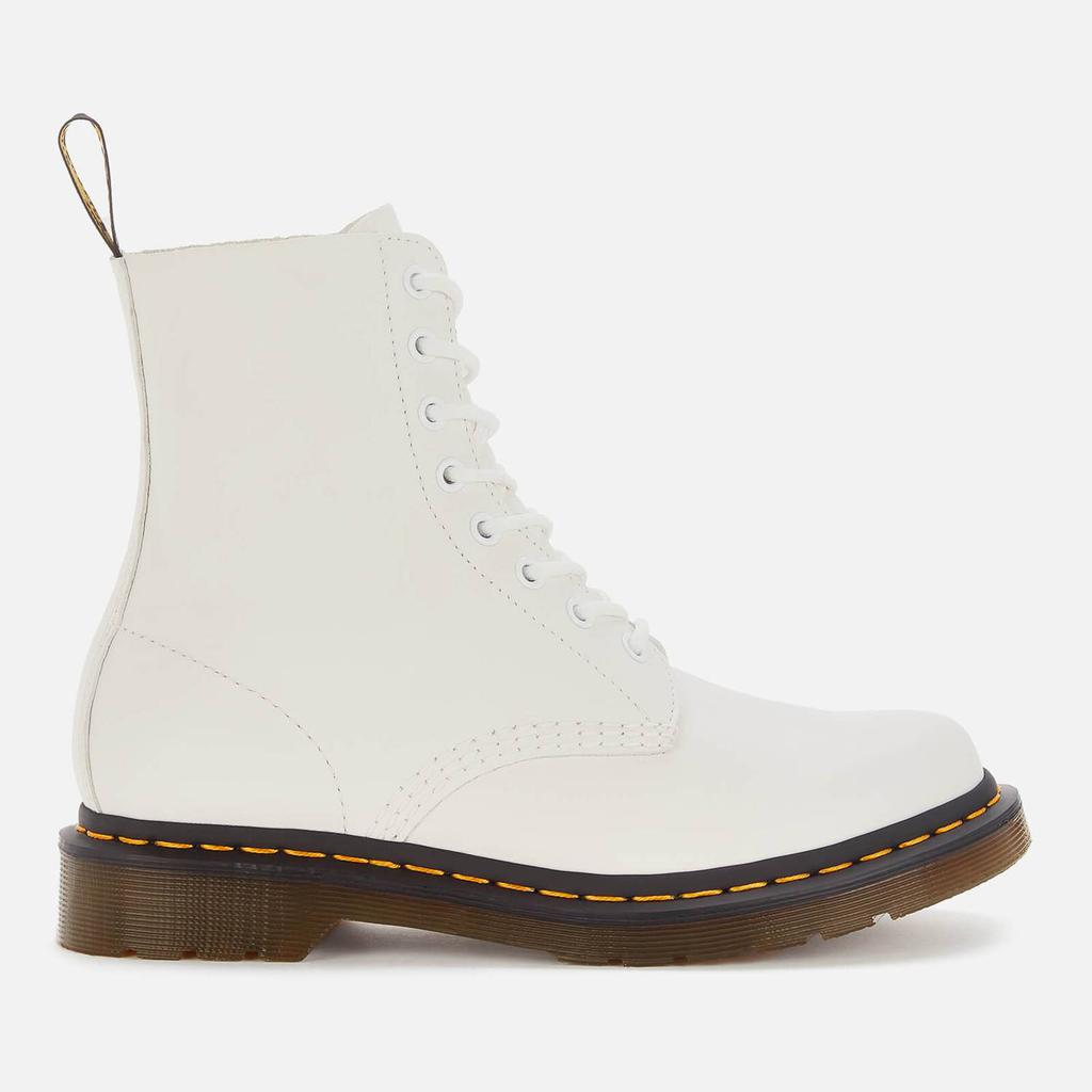 Dr. Martens Women's 1460 Pascal Virginia Leather 8-Eye Boots - Optical White商品第1张图片规格展示