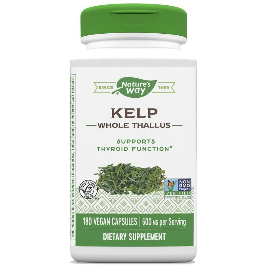 商品Nature's Way|Kelp Vegetarian Capsules,价格¥104,第1张图片