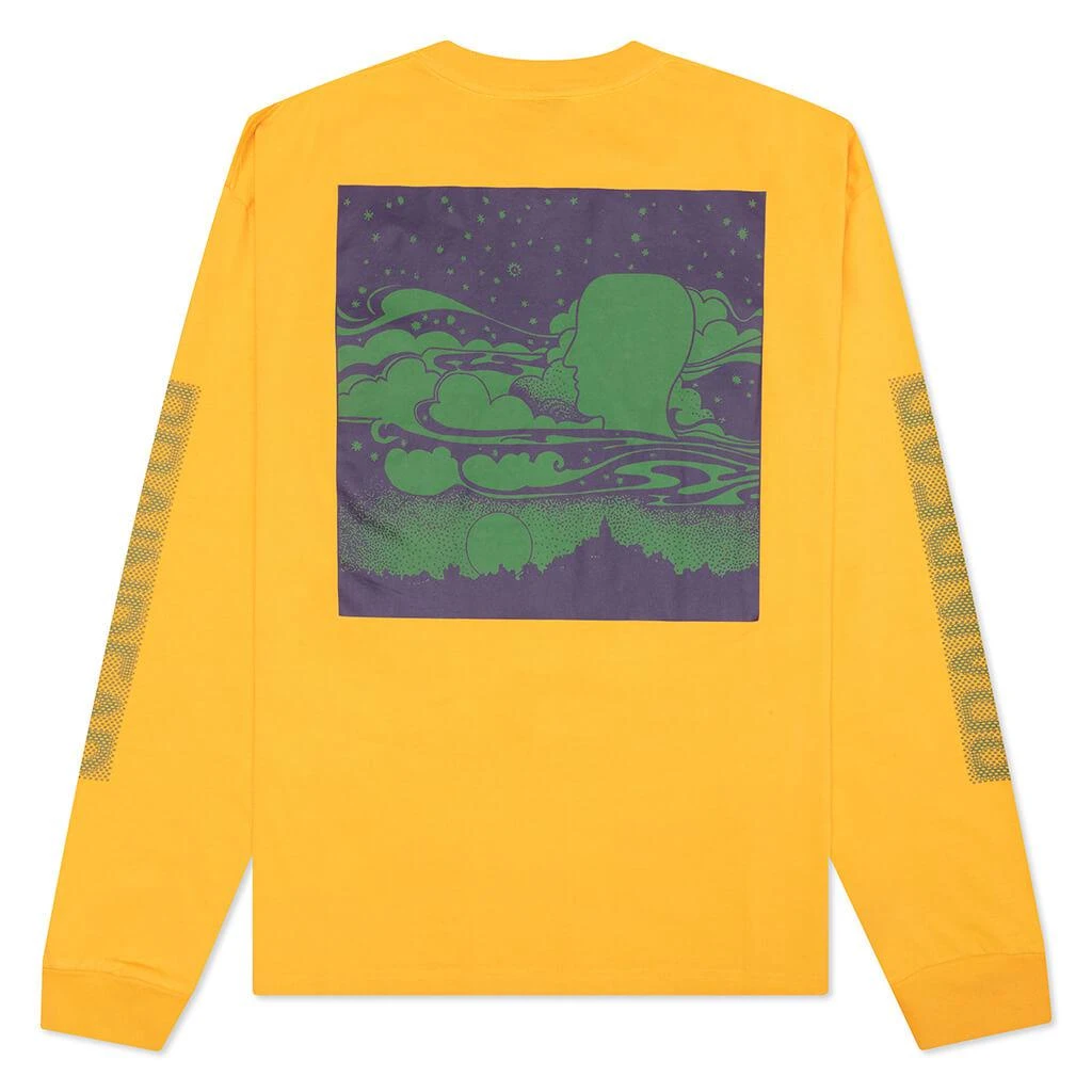 商品Brain Dead|Brain Dead Stereo Report Long Sleeve - Orange,价格¥244,第2张图片详细描述