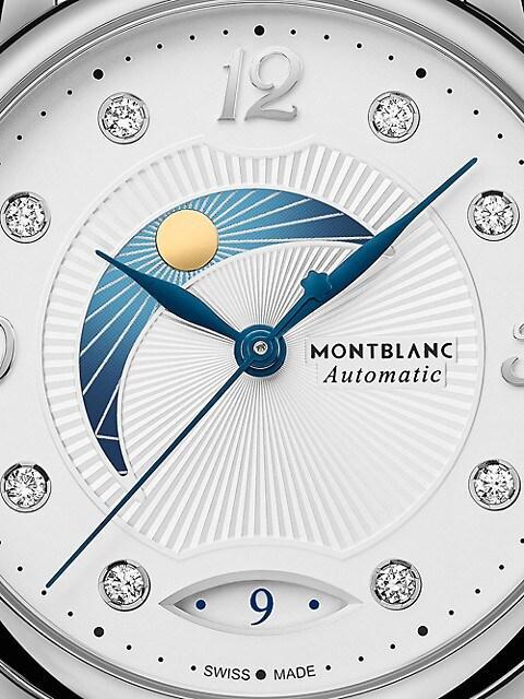 商品MontBlanc|Boheme Day & Night Crocodile-Embossed Leather-Strap Watch,价格¥27230,第5张图片详细描述