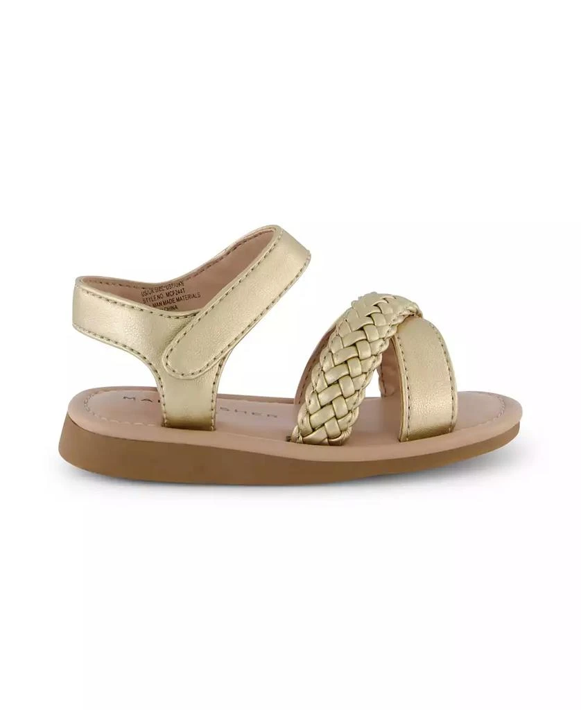 商品Marc Fisher|Toddler Girls Open Toe Criss Cross Sandals,价格¥120,第2张图片详细描述