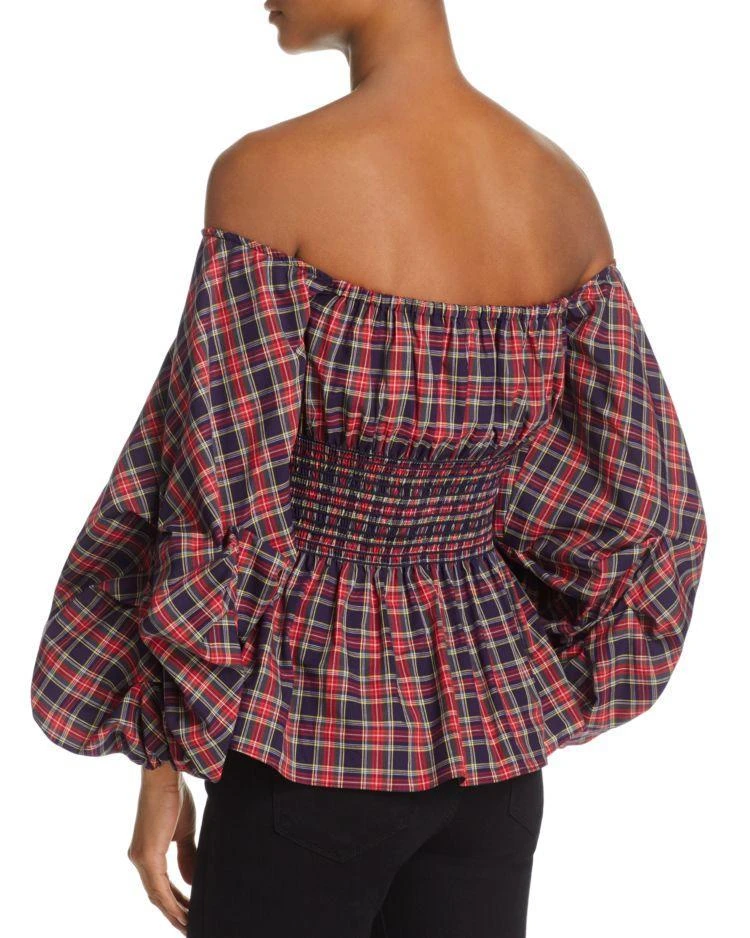 商品PETERSYN|Ashley Smocked Off-the-Shoulder Top,价格¥896,第2张图片详细描述