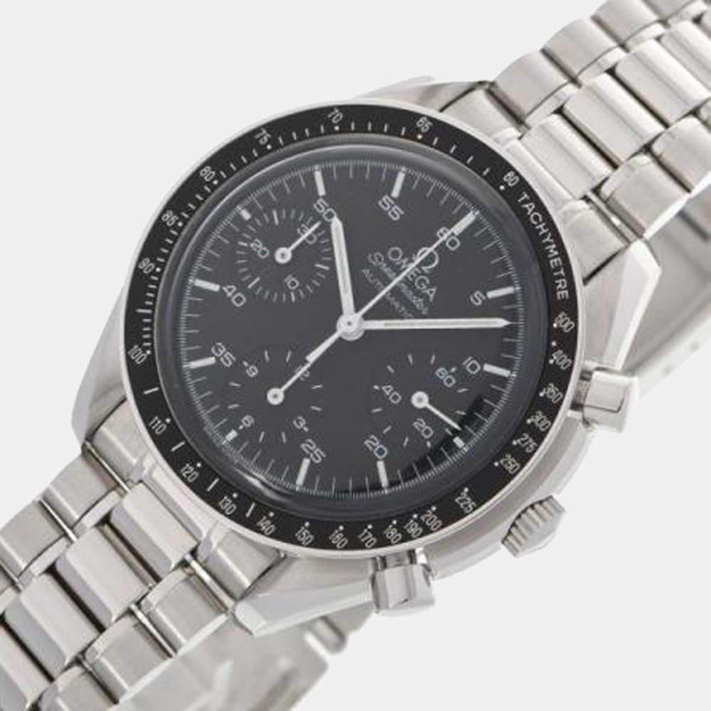 Omega Black Stainless Steel Speedmaster 3510.50 Automatic Men's Wristwatch 39 mm商品第2张图片规格展示