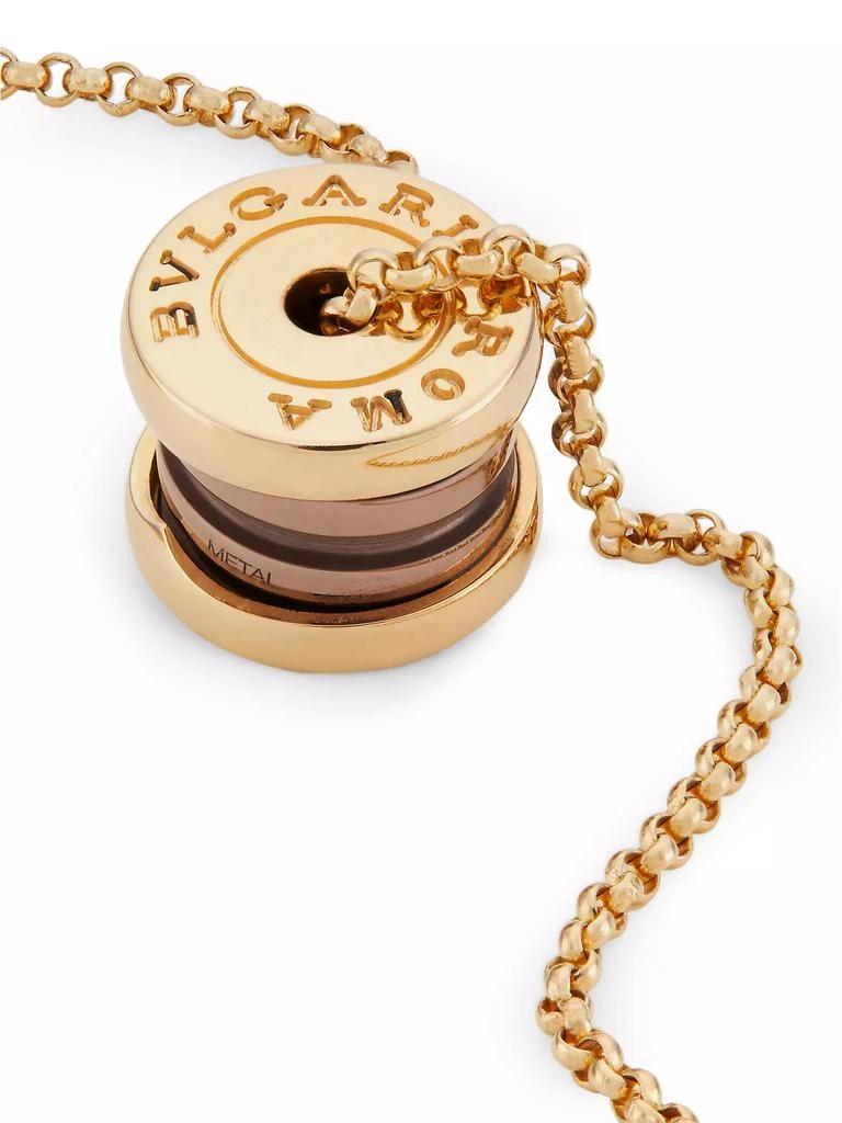 商品BVLGARI|B.zero1 18K Rose Gold & Ceramic Pendant Necklace,价格¥17925,第4张图片详细描述