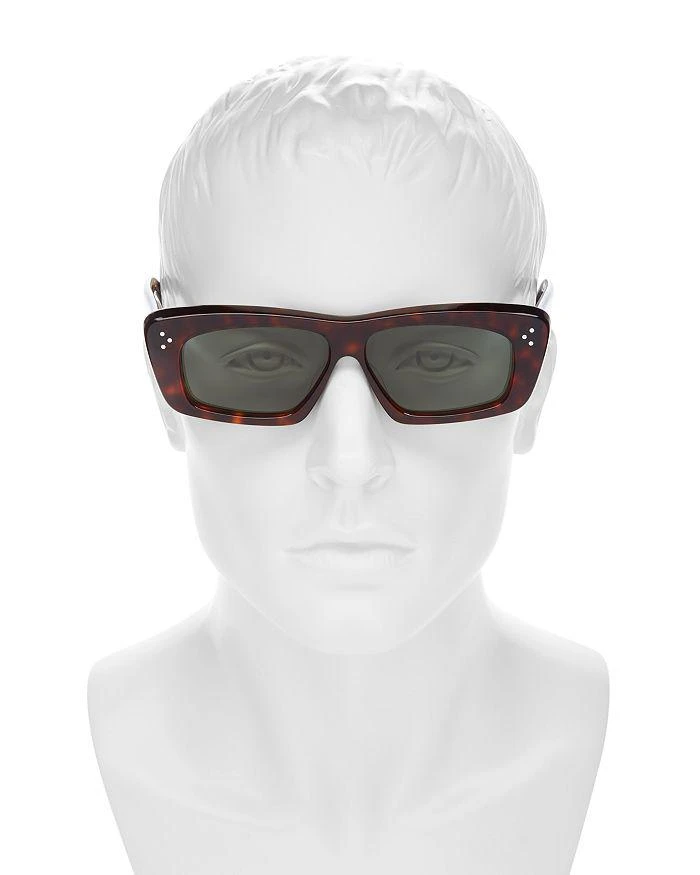 商品Celine|Bold 3 Dots Rectangular Sunglasses, 57mm,价格¥3305,第2张图片详细描述