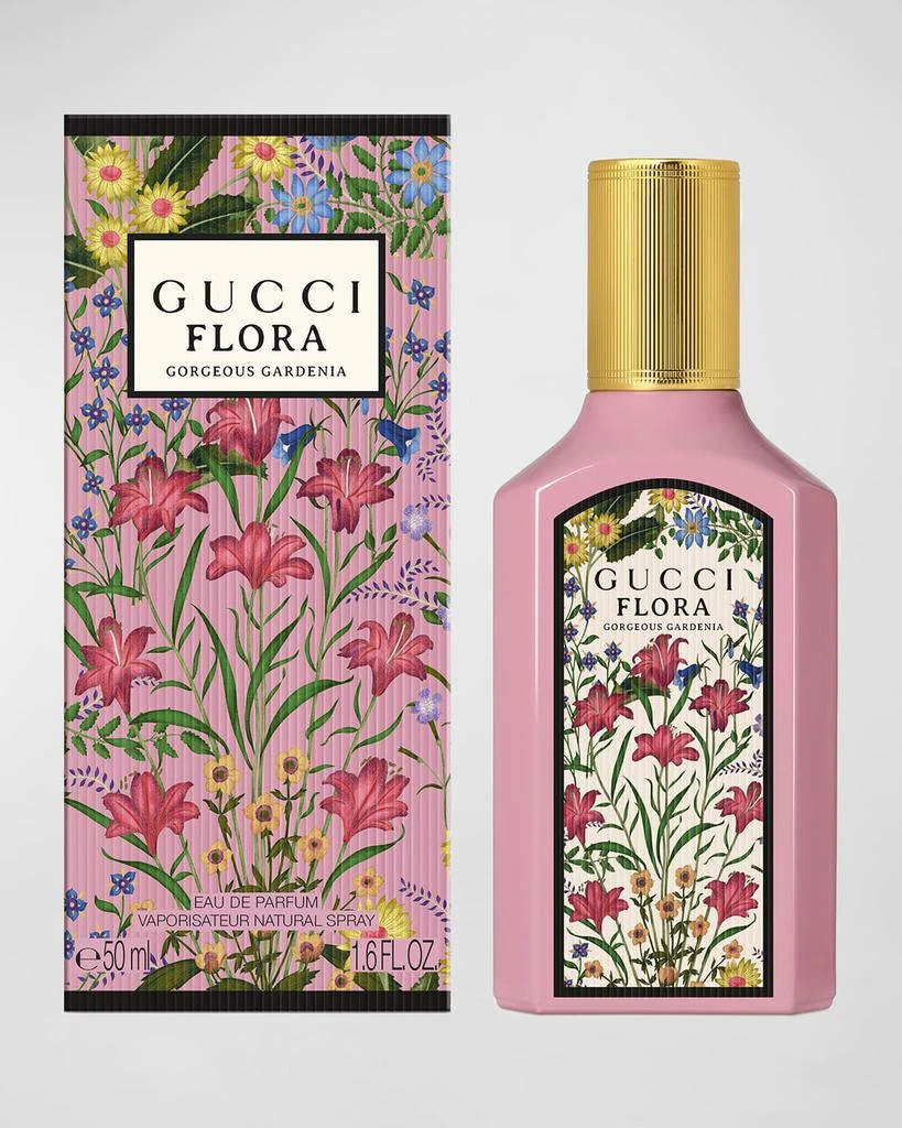 商品Gucci|Gucci Flora Gorgeous Gardenia Eau de Parfum, 1.7 oz.,价格¥1042,第2张图片详细描述