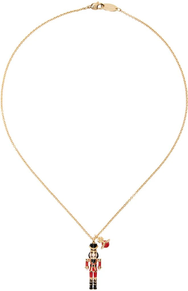 商品Vivienne Westwood|Gold Nutcracker Pendant Necklace,价格¥1805,第1张图片