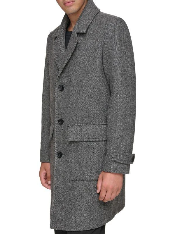 商品Andrew Marc|Gondet Melton Wool Blend Overcoat,价格¥1747,第3张图片详细描述