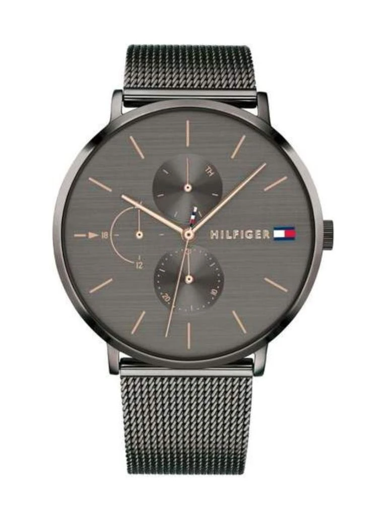 商品Tommy Hilfiger|Tommy Hilfiger 178194 quartz women's watch with jenna multiple dial with stainless steel jersey strap,价格¥1417,第1张图片